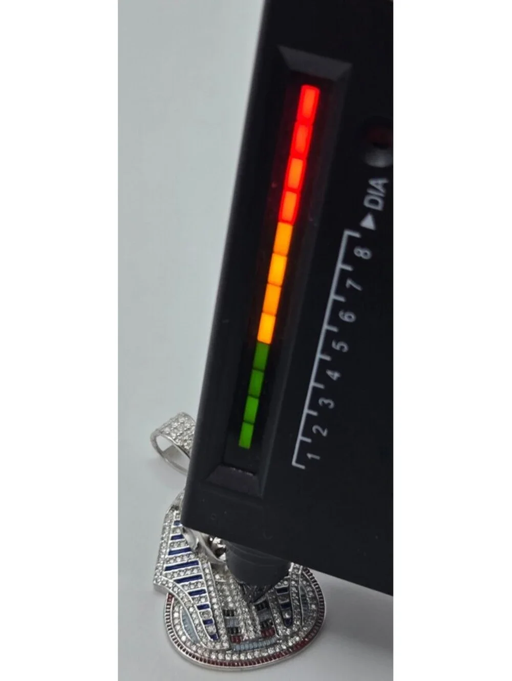 NEW 925 Sterling Silver VVS1 3.0ctw MOISSANITE Egyptian Pharaoh Pendant Enamel